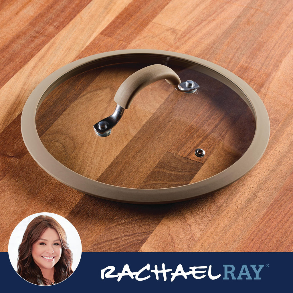10-Inch Silicone-Rimmed Glass Lid D980