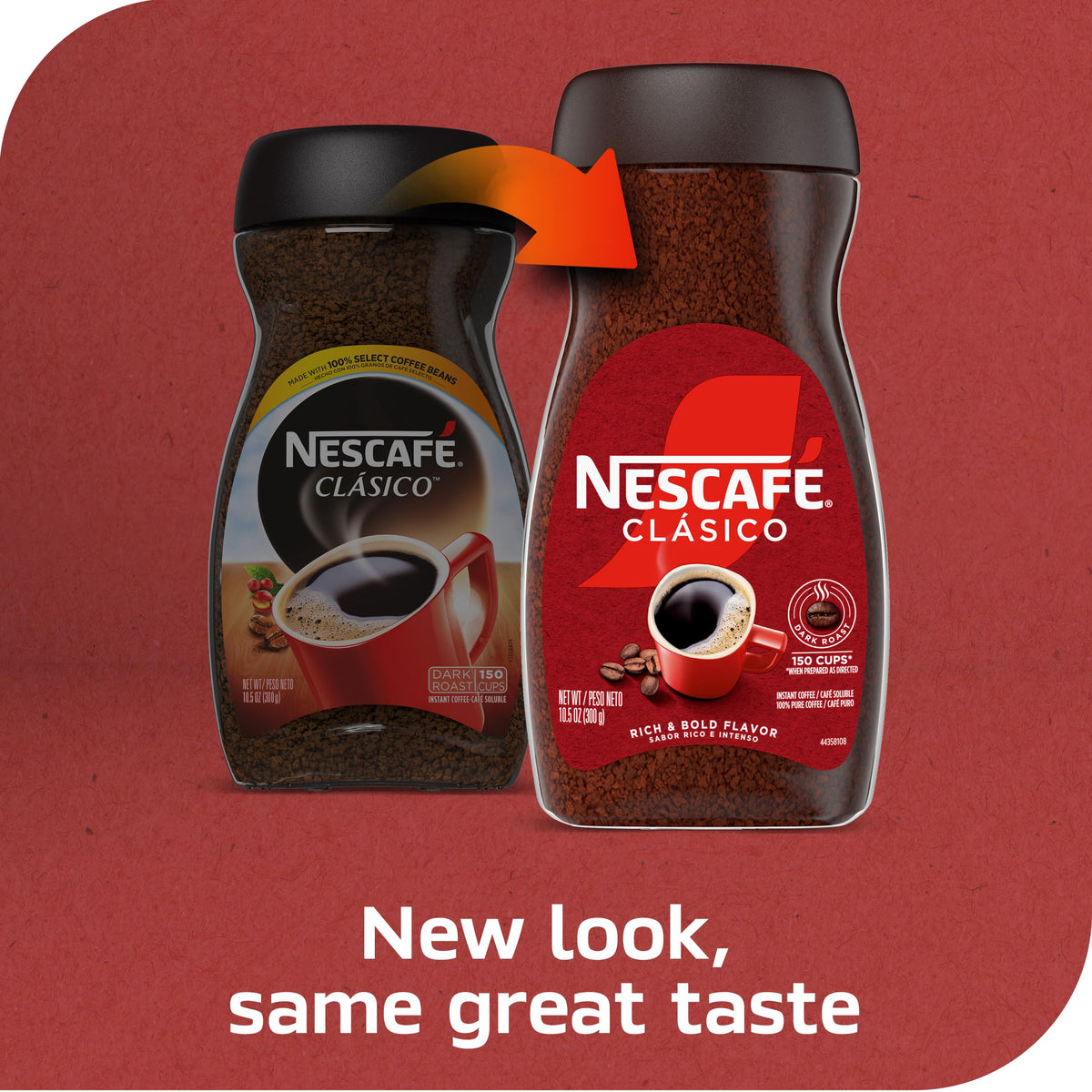 Dark Roast Instant Coffee 10.5 oz T3705