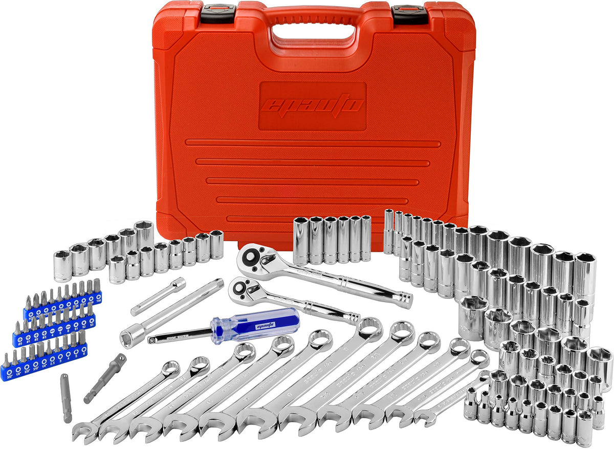 122 Pcs Mechanics Tool Set SAE/Metric F60742