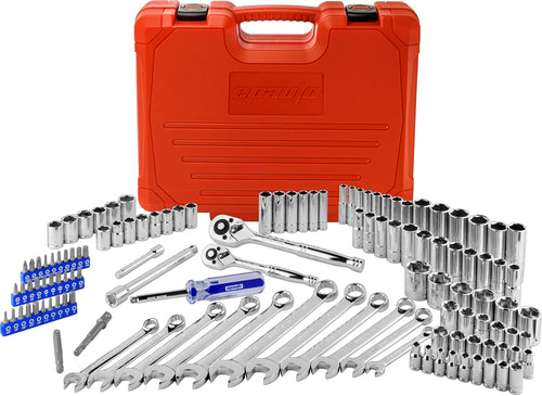 122 Pcs Mechanics Tool Set SAE/Metric F60742