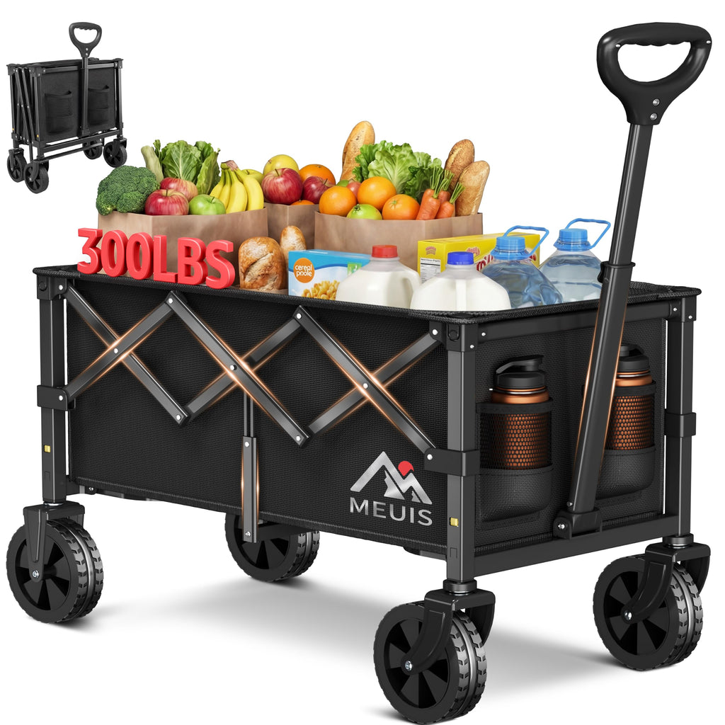 Collapsible Grocery Wagon Cart with Wheels A520