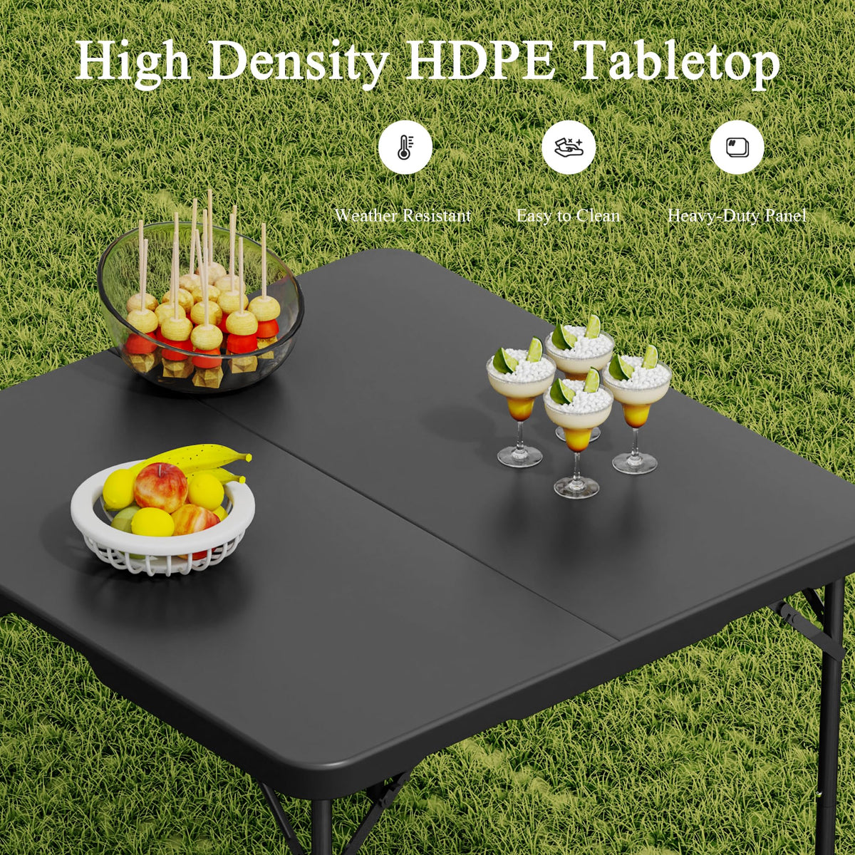 34" Square Folding Card Table 2 Pack V55913