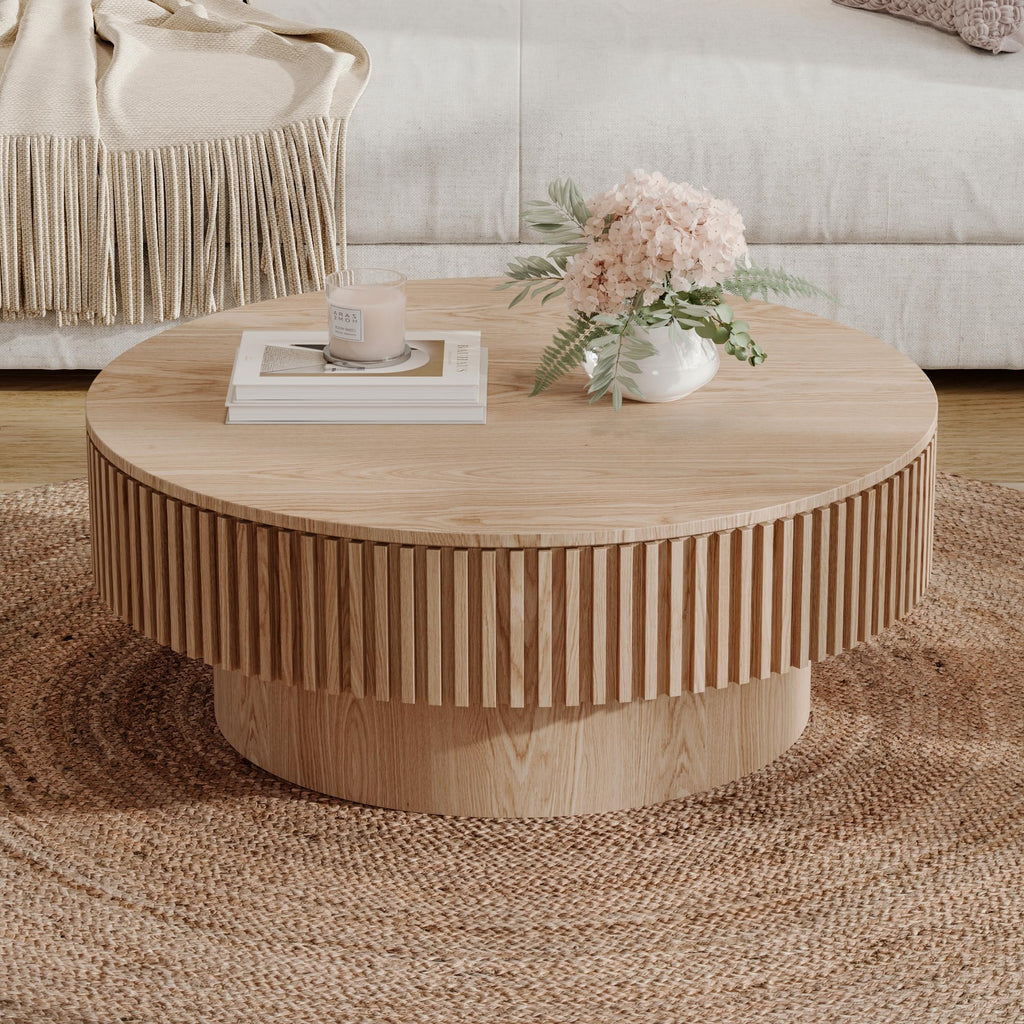 31.5'' Round Coffee Table with Storage E963808