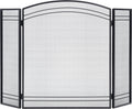 Black Fireplace Screen D645921
