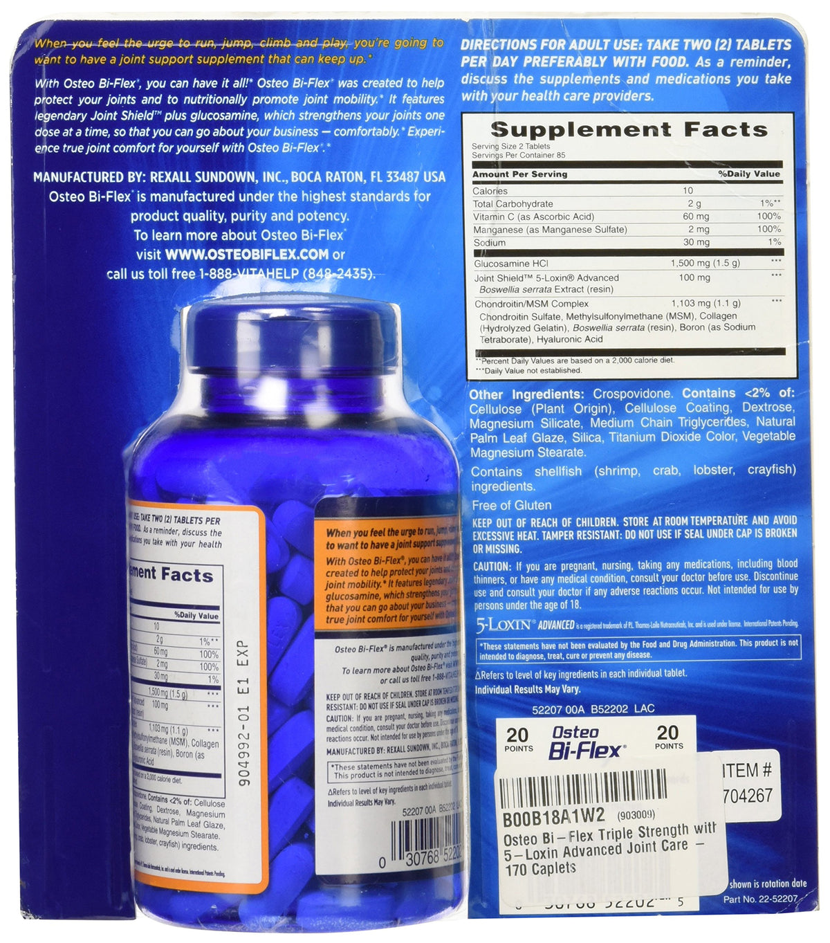 Triple Strength 170 Caplets Y676154